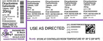 Docyclomine (Dicyclomine 60760 638 30)